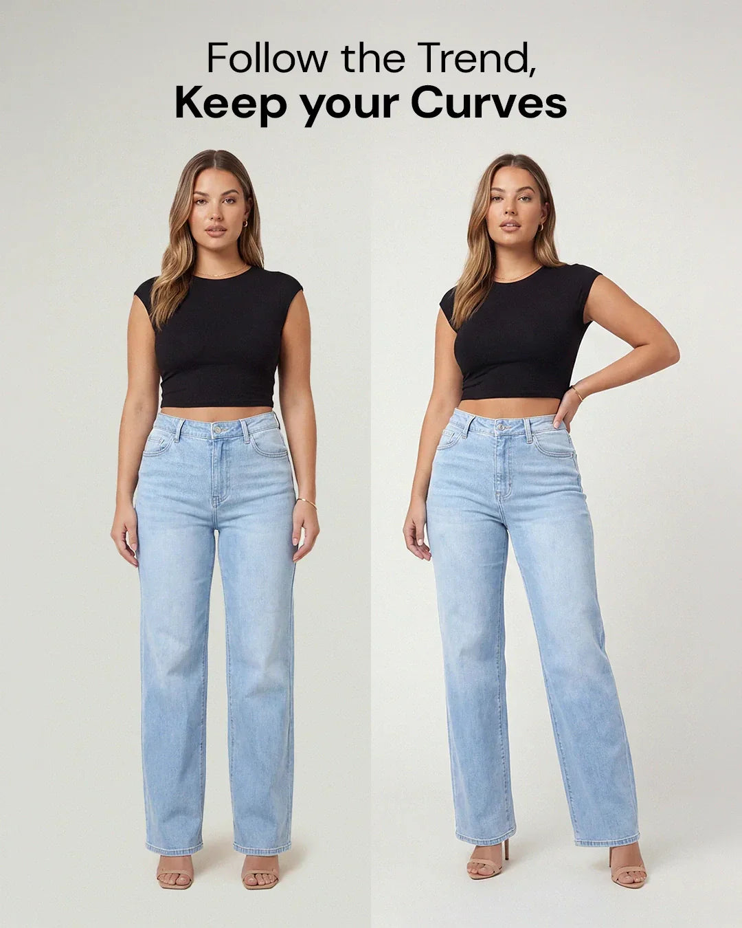 Remerie | Mid Rise BBL Wide Leg Jeans
