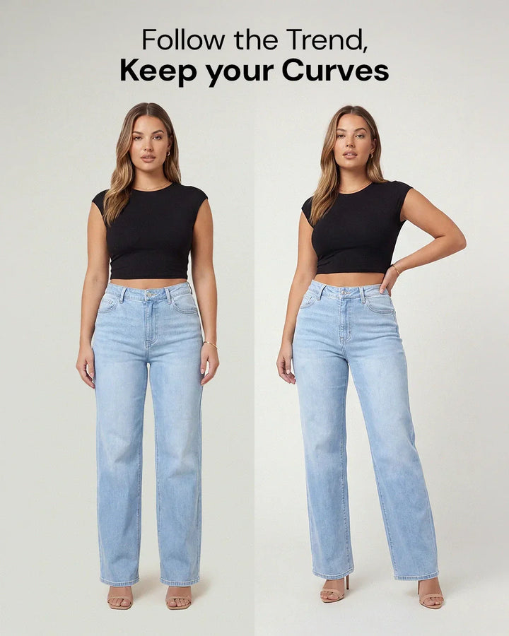 Remerie | Mid Rise BBL Wide Leg Jeans