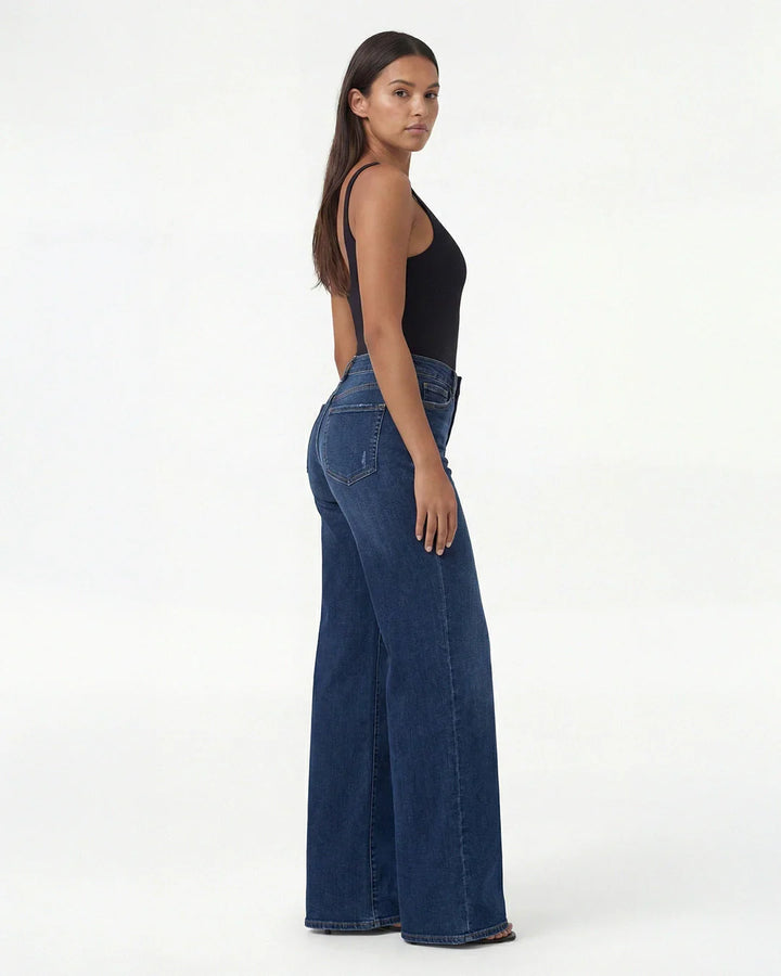 Remerie | Mid Rise BBL Wide Leg Jeans