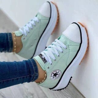 Ricabelle | Women's Platform Lace-Up Sneakers