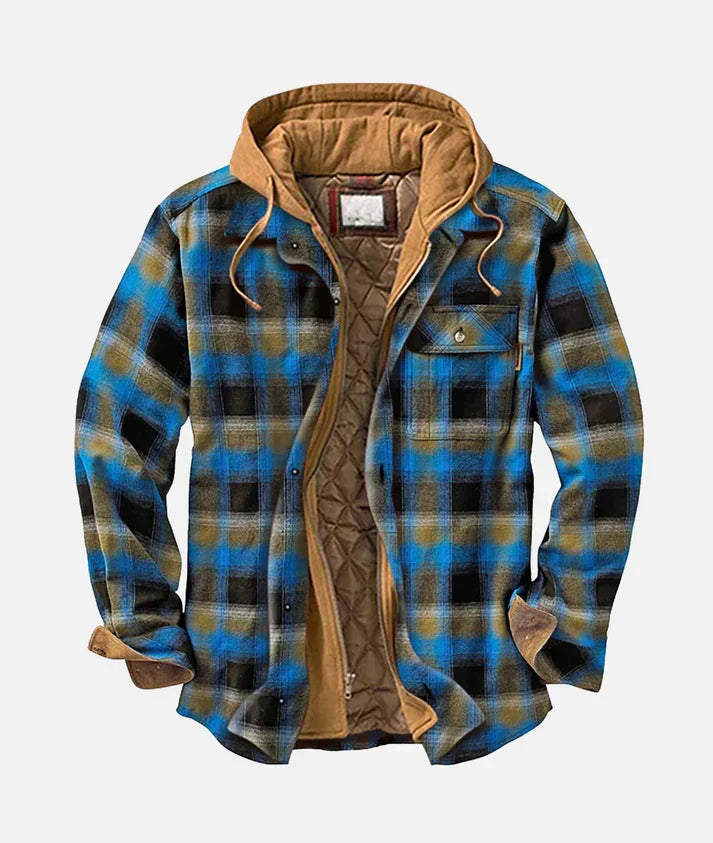 Rico | Patchwork Plaid Jacket for Men
