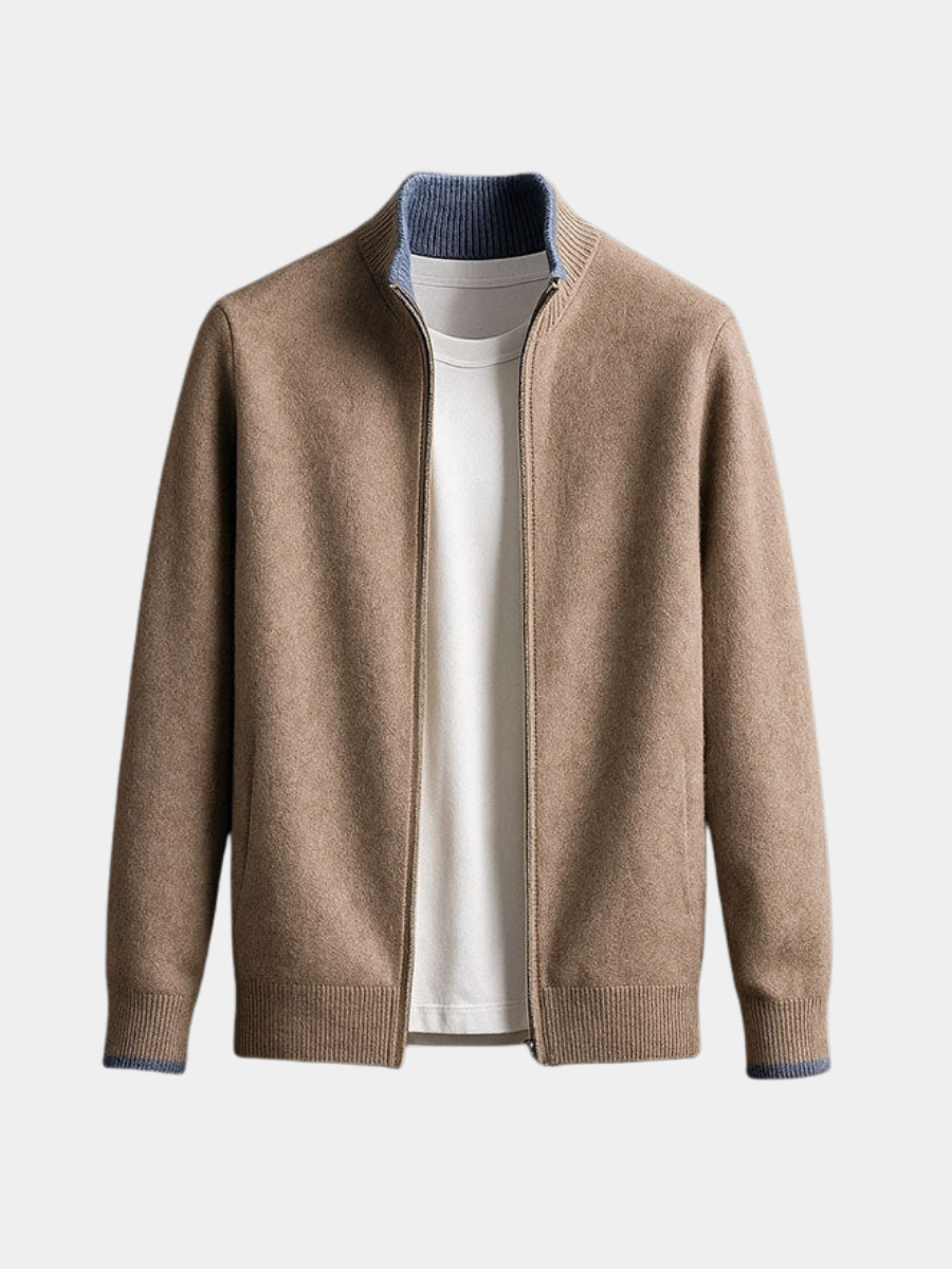 Robbie | Knitted Zip Jacket
