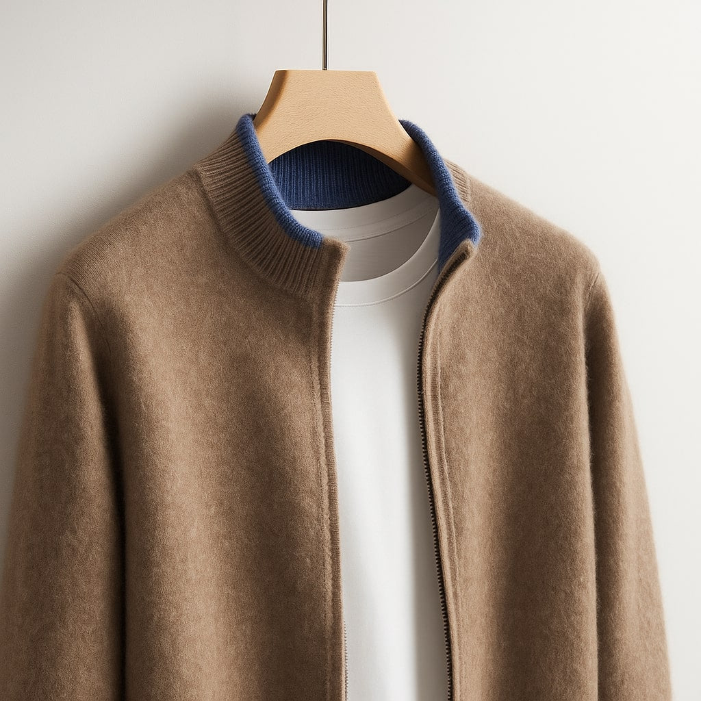 Robbie | Knitted Zip Jacket