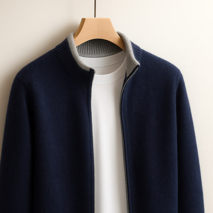 Robbie | Knitted Zip Jacket