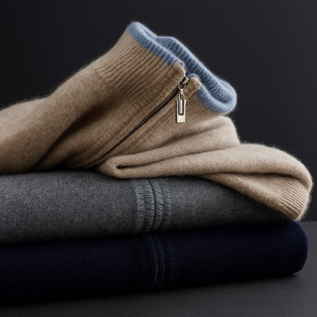 Robbie | Knitted Zip Jacket