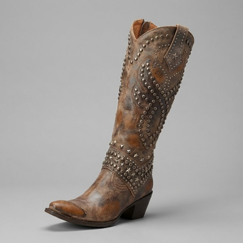 Rufa | Western Knee-High Boots
