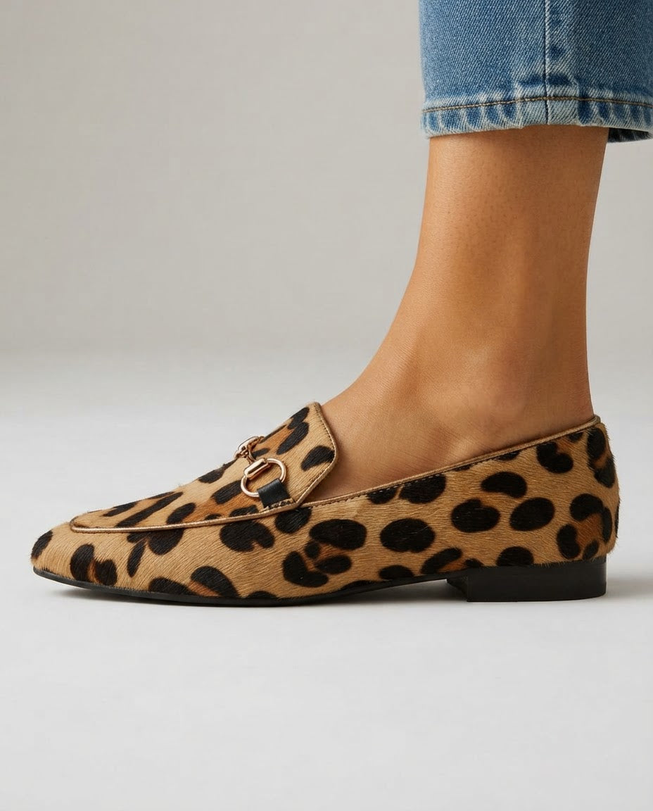 Serena Loafer | Leopard with Bit
