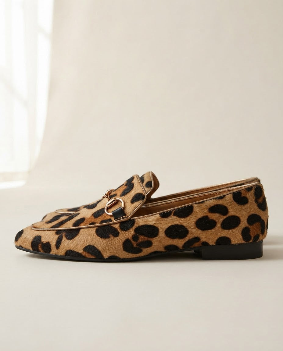 Serena Loafer | Leopard with Bit