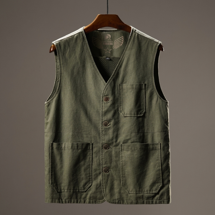Sullivan | Cotton Utility Vest