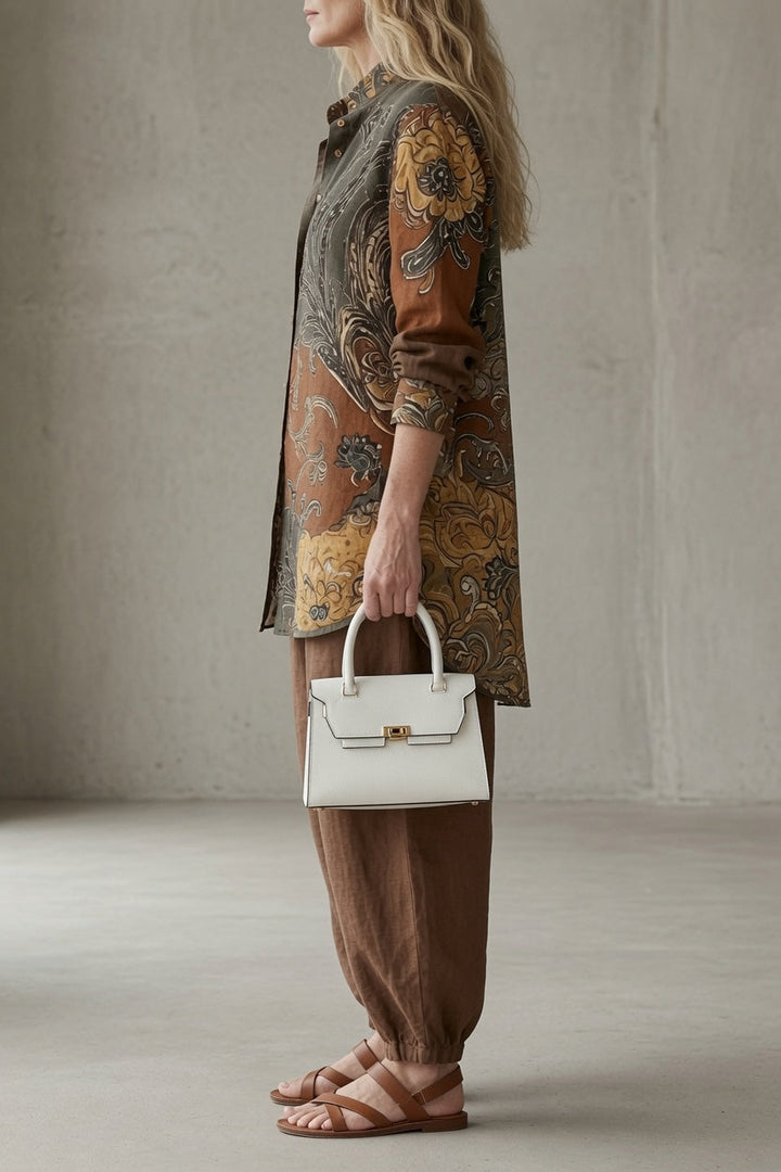 Tara | Printed Button-Up Set