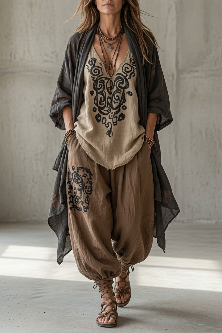 Tara | Three-Piece Cardigan Set
