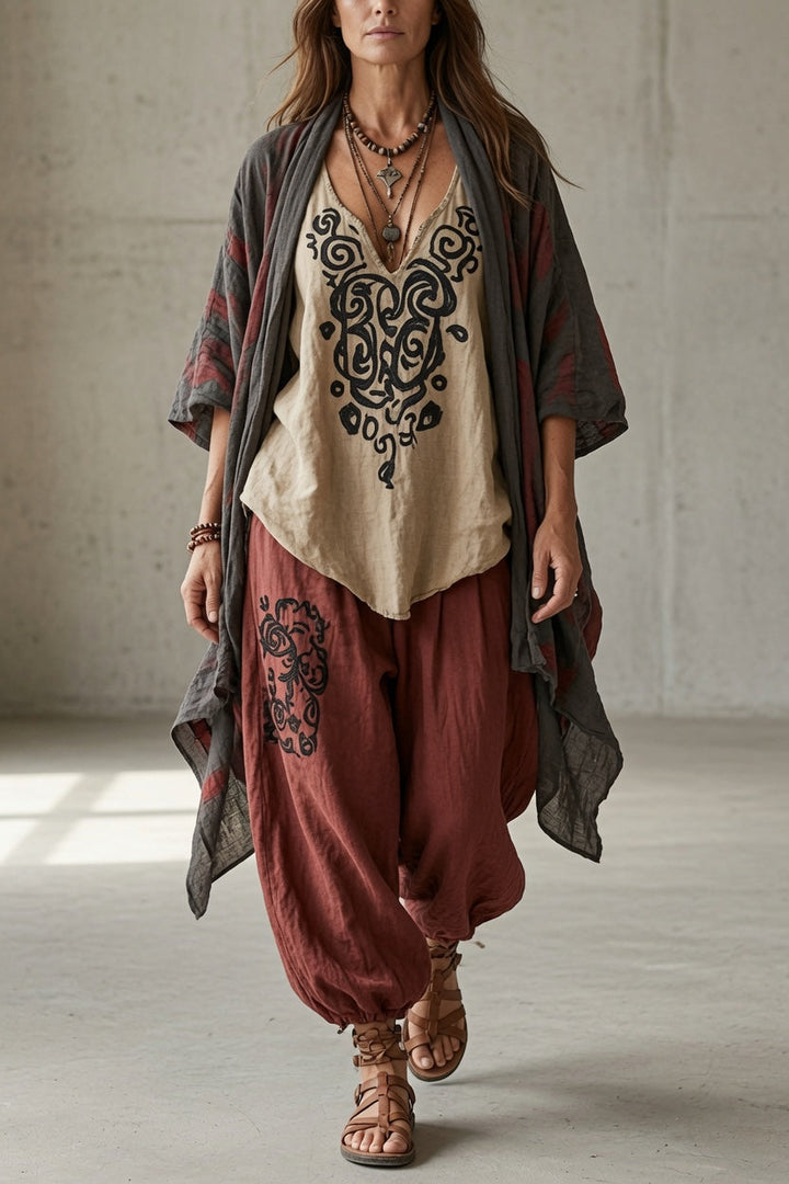 Tara | Three-Piece Cardigan Set
