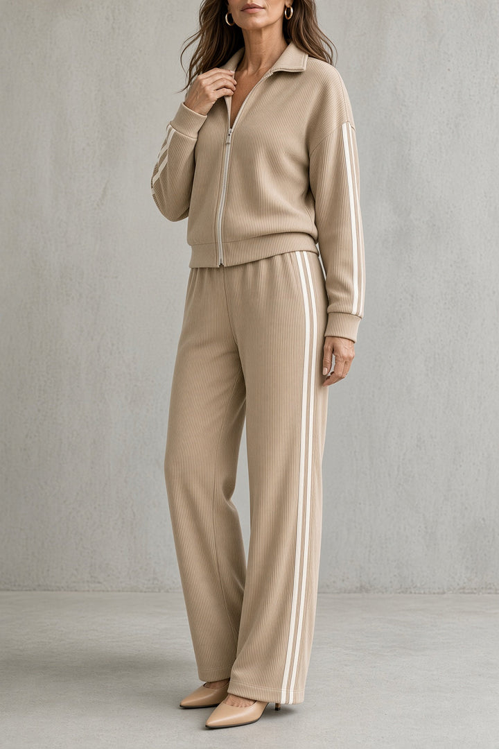 Tara | Zip-Front Two-Piece Set