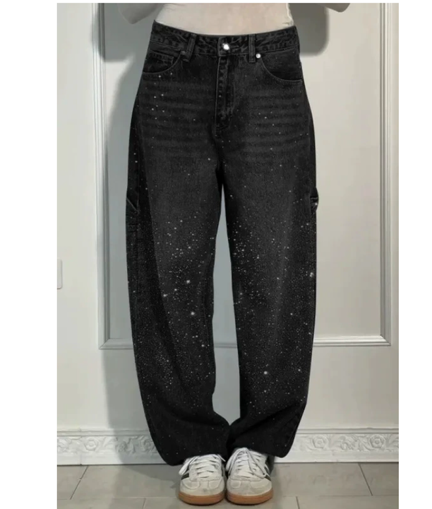 Tesse | Balloon Denim Pants for Effortless Movement