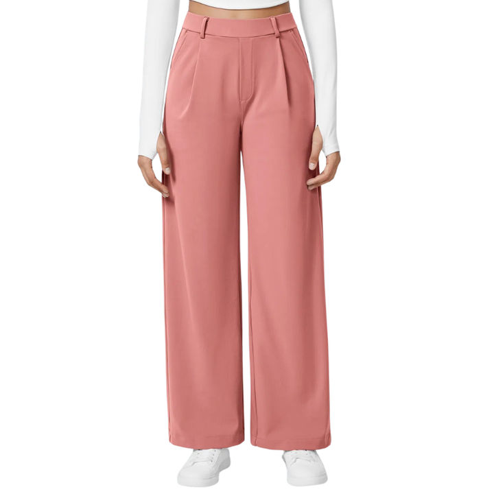 Trisha | Classic Straight Leg Smart Work Pants
