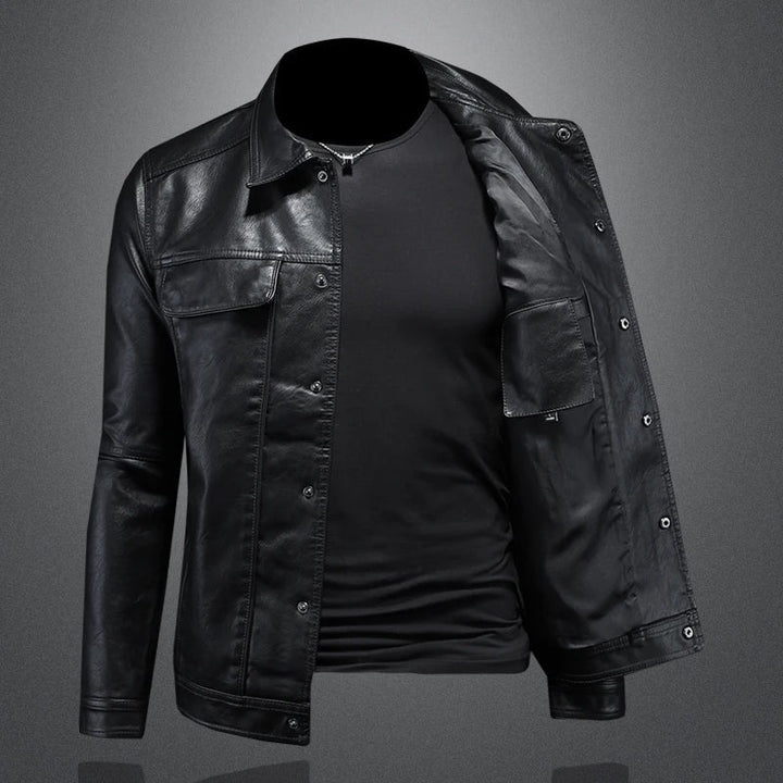 Micheal | Rider Leather Jacket with Rugged Charm
