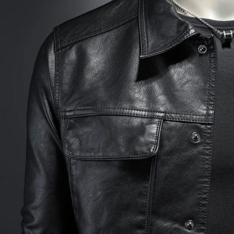 Micheal | Rider Leather Jacket with Rugged Charm