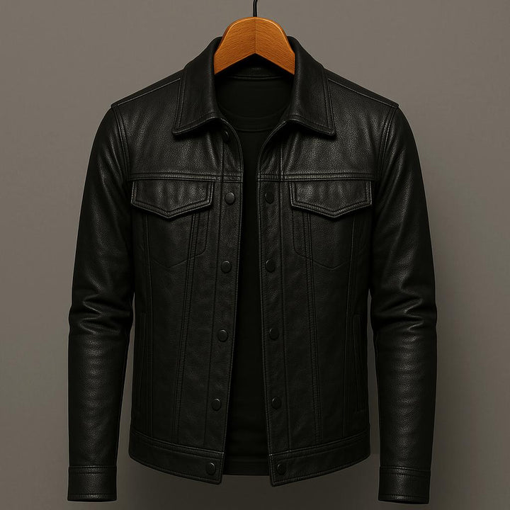 Micheal | Rider Leather Jacket with Rugged Charm