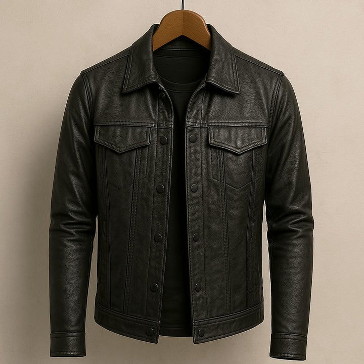 Micheal | Rider Leather Jacket with Rugged Charm
