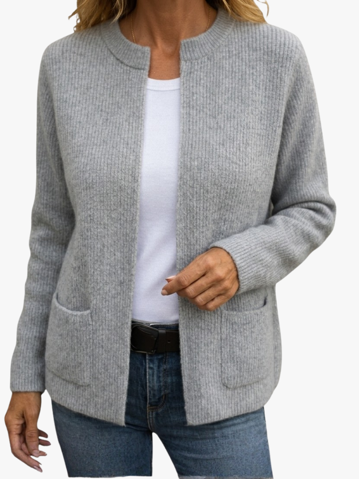 Veda | Warm Knit Zip Cardigan