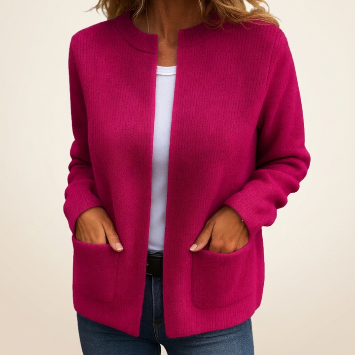 Veda | Warm Knit Zip Cardigan