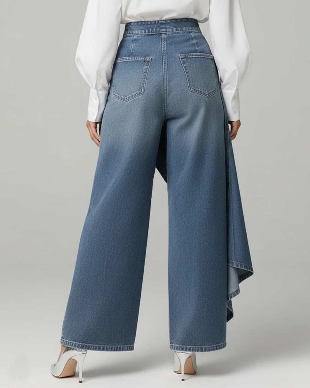Vivienne | Slim Wrap Denim Jeans with Stretch