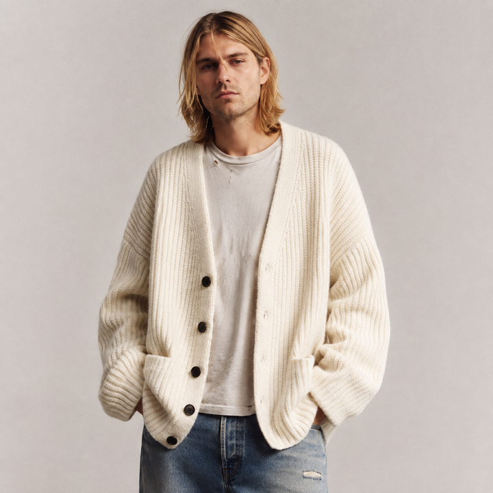 Wesley | Oversized V-Neck Cardigan