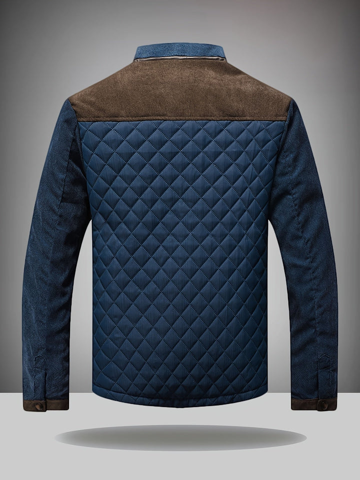 Wyatt | Quilted Stand Collar Jacket