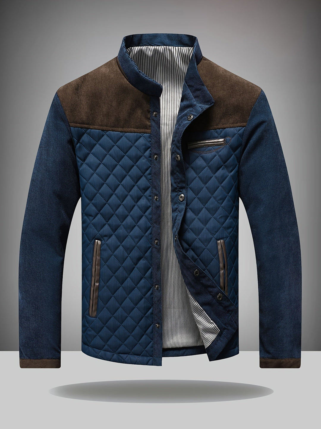 Wyatt | Quilted Stand Collar Jacket