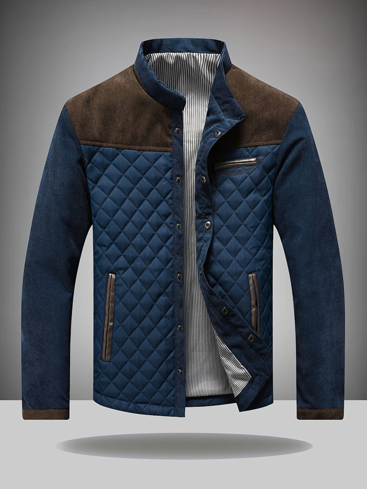 Wyatt | Quilted Stand Collar Jacket