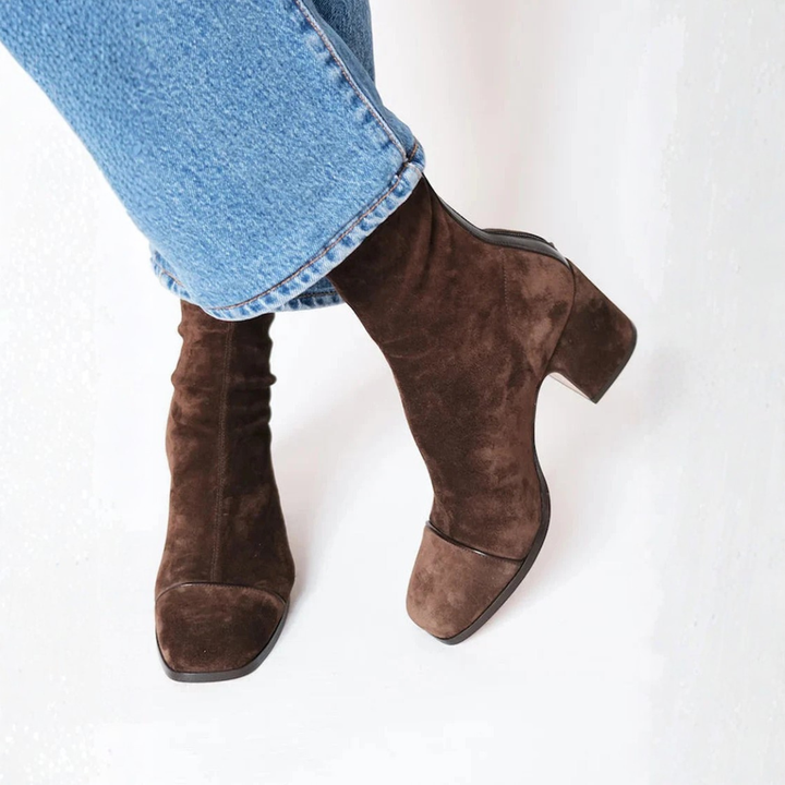 Yenna | Elegant Comfort Heel Boots