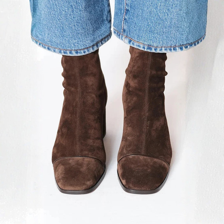 Yenna | Elegant Comfort Heel Boots